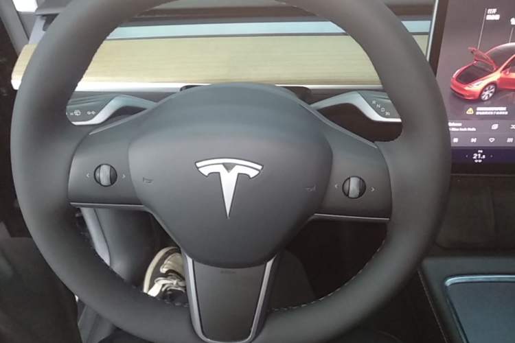 Used Tesla Model Y 2022 Rear-Wheel-Drive Version Steering Wheel
