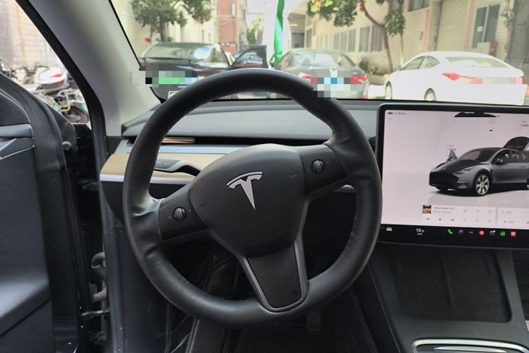 Used Tesla Model Y 2022 Revised Version Rear-Wheel Drive Steering Wheel