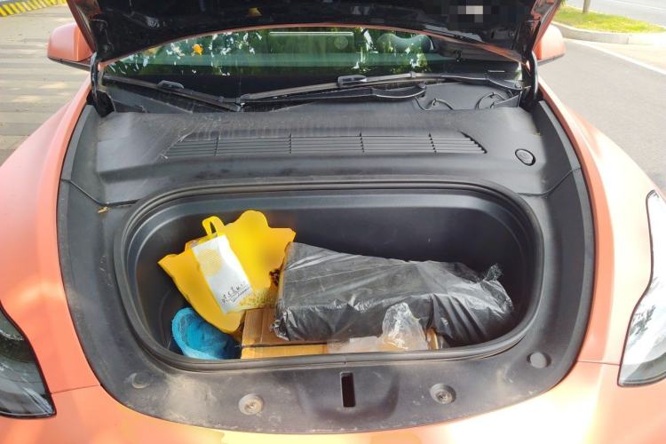 Used Tesla Model Y 2022 Long-Range All-Wheel-Drive Version Engine Bay