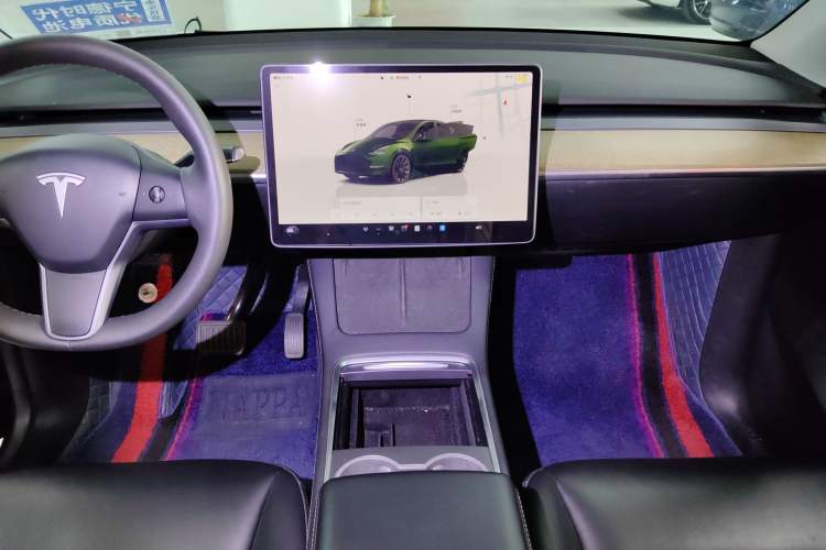 Used Tesla Model Y 2022 Revised Version Rear-Wheel Drive Audio And AC Panel