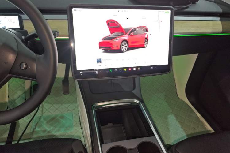 Used Tesla Model Y 2022 Revised Version Rear-Wheel Drive Audio And AC Panel