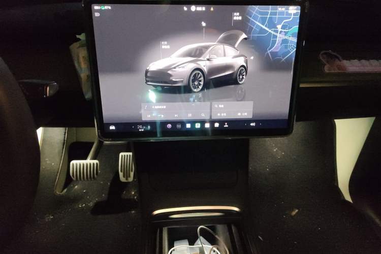 Used Tesla Model Y 2022 Revised Version Rear-Wheel Drive Audio And AC Panel