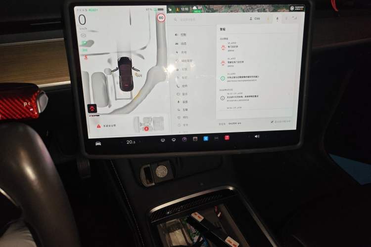 Used Tesla Model Y 2022 Rear-Wheel-Drive Version Audio And AC Panel