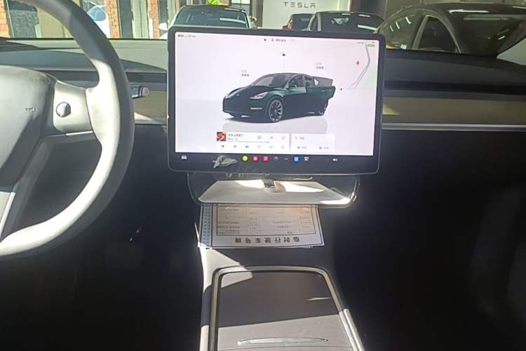 Used Tesla Model Y 2022 Revised Version Rear-Wheel Drive Audio And AC Panel