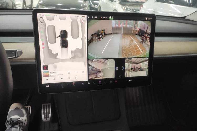 Used Tesla Model Y 2022 Rear-Wheel-Drive Version Audio And AC Panel