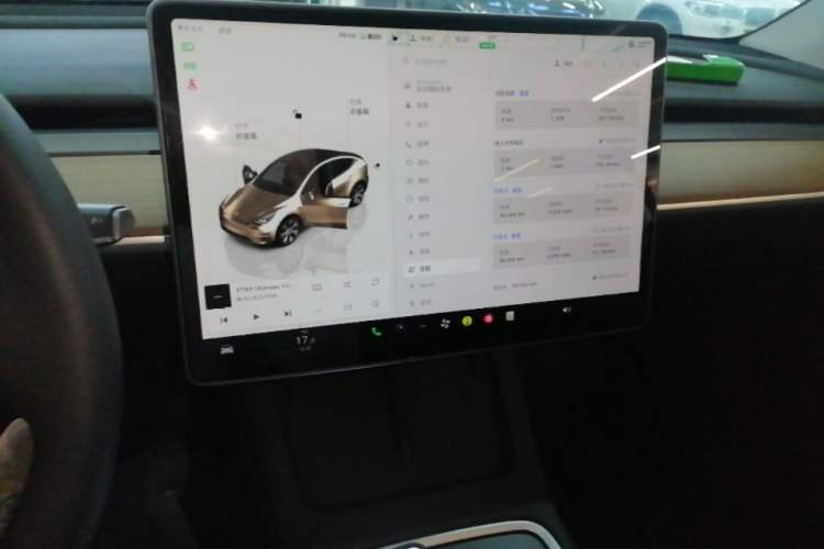 Used Tesla Model Y 2022 Rear-Wheel-Drive Version Audio And AC Panel