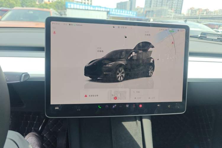 Used Tesla Model Y 2022 Revised Version Rear-Wheel Drive Audio And AC Panel