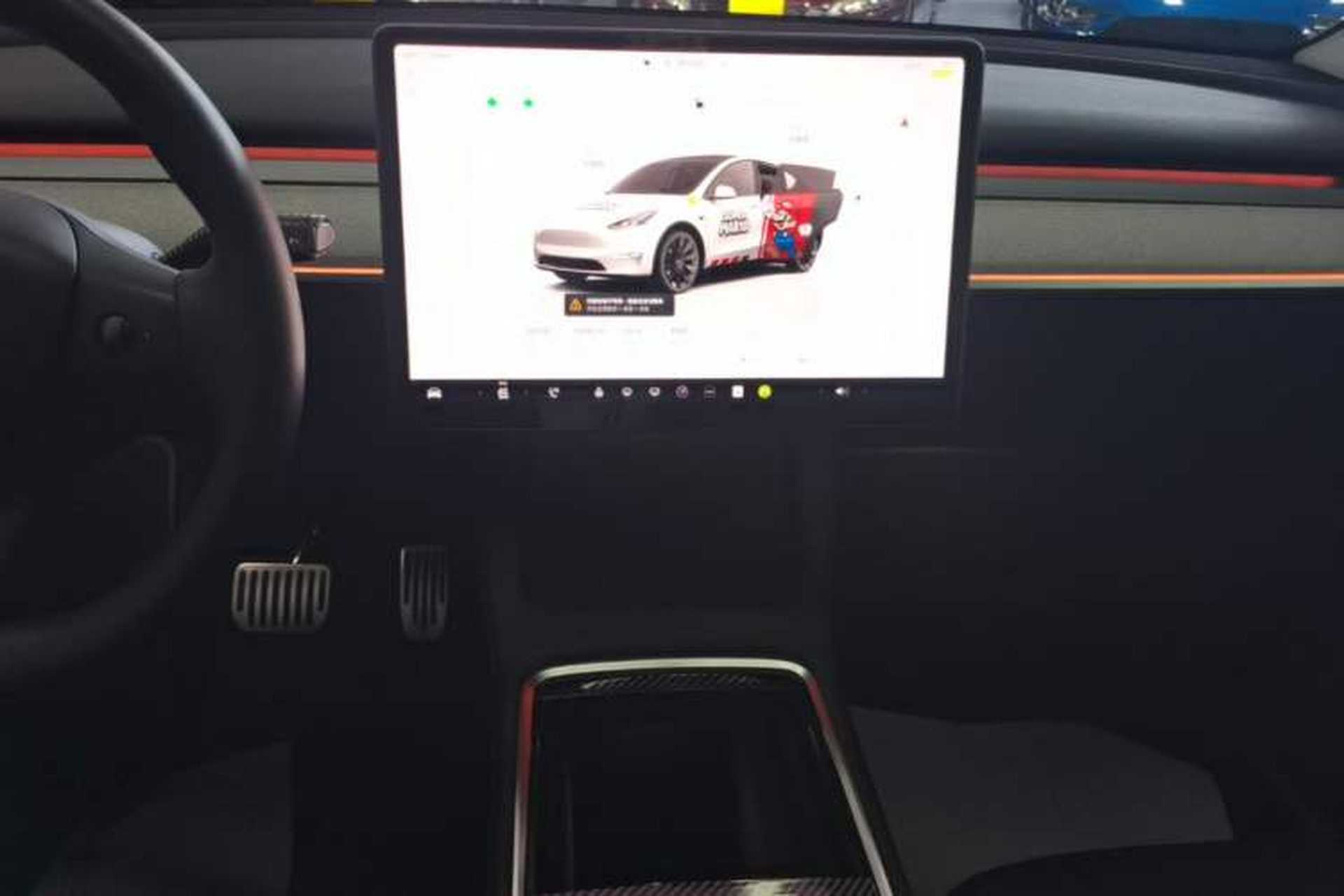Used Tesla Model Y 2022 Revised Version Rear-Wheel Drive Audio And AC Panel