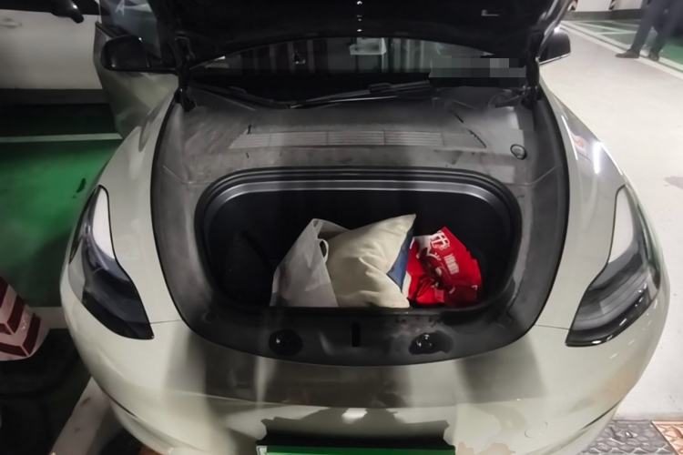 Used Tesla Model Y 2022 Revised Version Rear-Wheel Drive Engine Bay