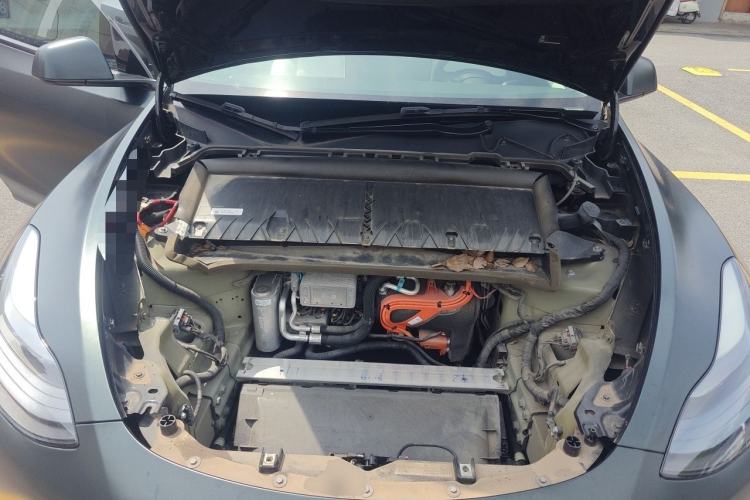 Used Tesla Model Y 2022 Revised Version Rear-Wheel Drive Engine Bay