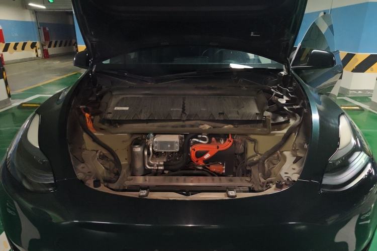 Used Tesla Model Y 2022 Revised Version Rear-Wheel Drive Engine Bay