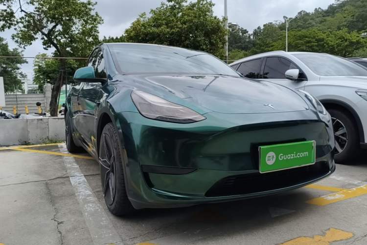 Used Tesla Model Y 2022 Revised Version Rear-Wheel Drive Front Right 45 Deg