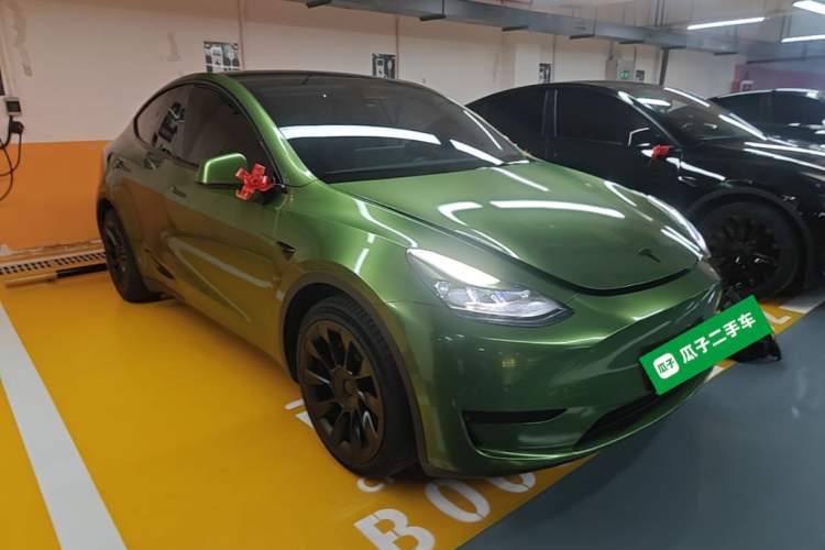 Used Tesla Model Y 2022 Revised Version Rear-Wheel Drive Front Right 45 Deg