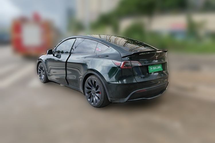 Used Tesla Model Y 2022 Performance High-Performance All-Wheel-Drive Version Rear Left 45 Deg