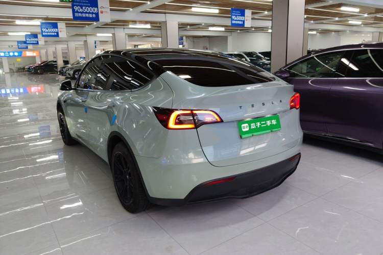 Used Tesla Model Y 2022 Revised Version Rear-Wheel Drive Rear Left 45 Deg