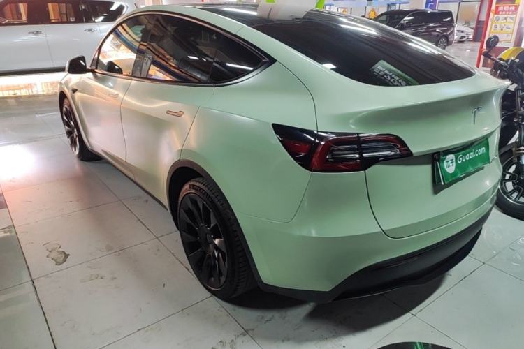 Used Tesla Model Y 2022 Long-Range All-Wheel-Drive Version Rear Left 45 Deg