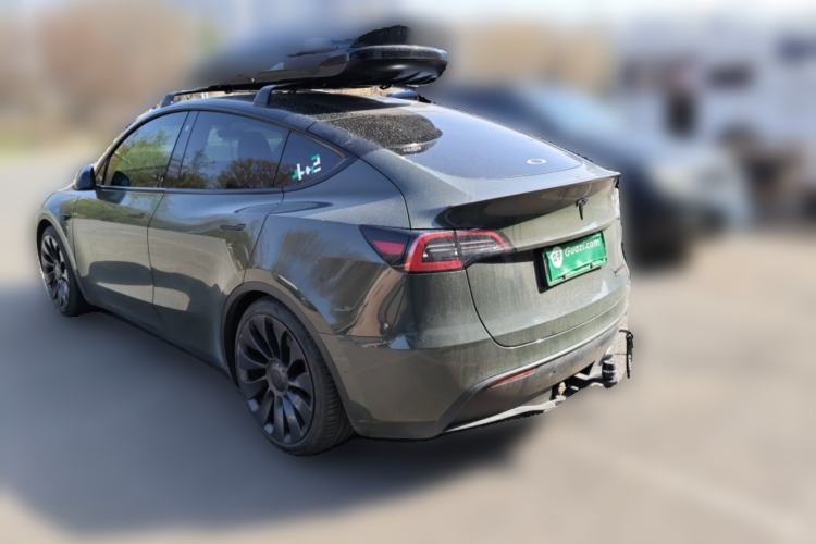 Used Tesla Model Y 2022 Performance High-Performance All-Wheel-Drive Version Rear Left 45 Deg