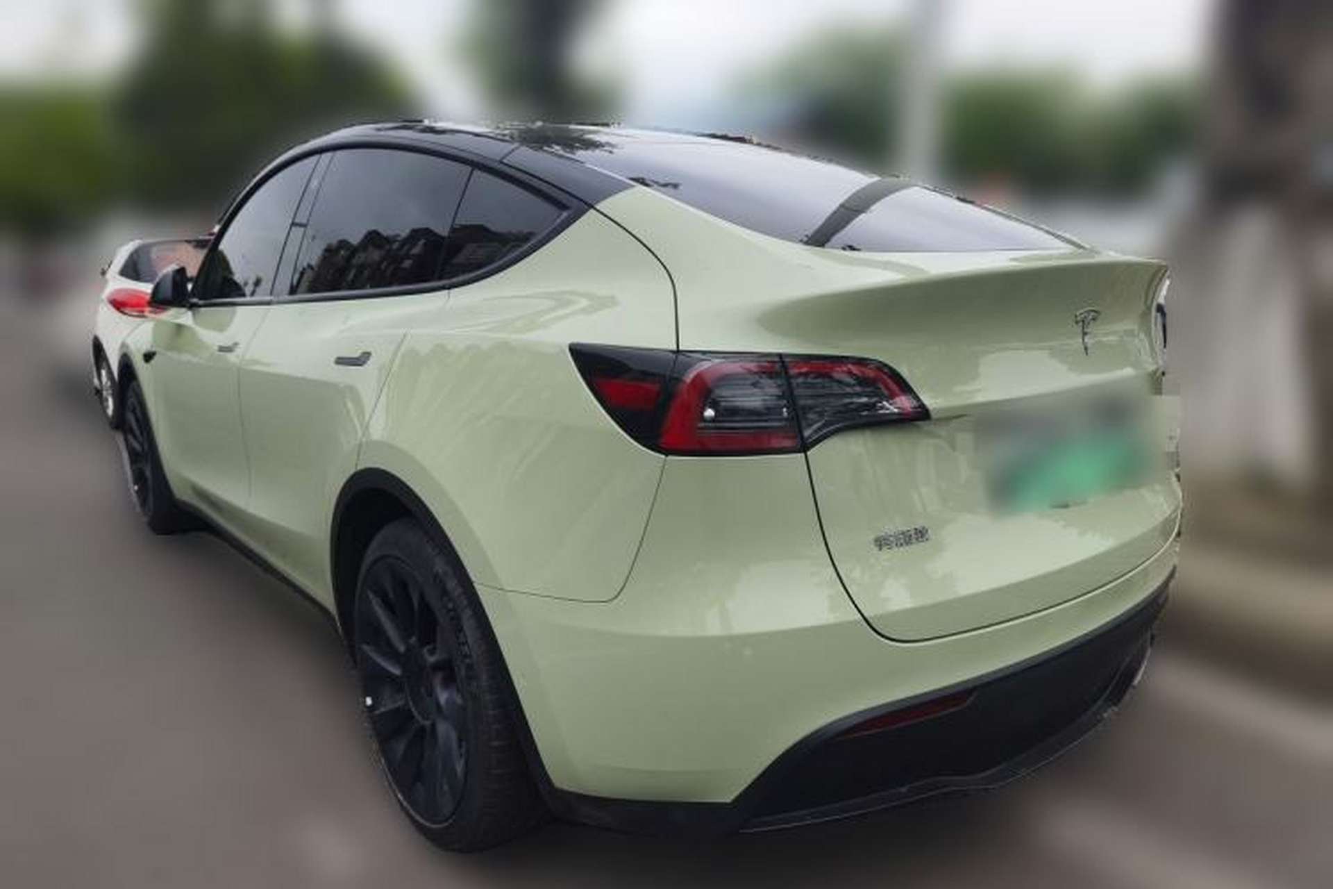 Used Tesla Model Y 2022 Revised Version Rear-Wheel Drive Rear Left 45 Deg