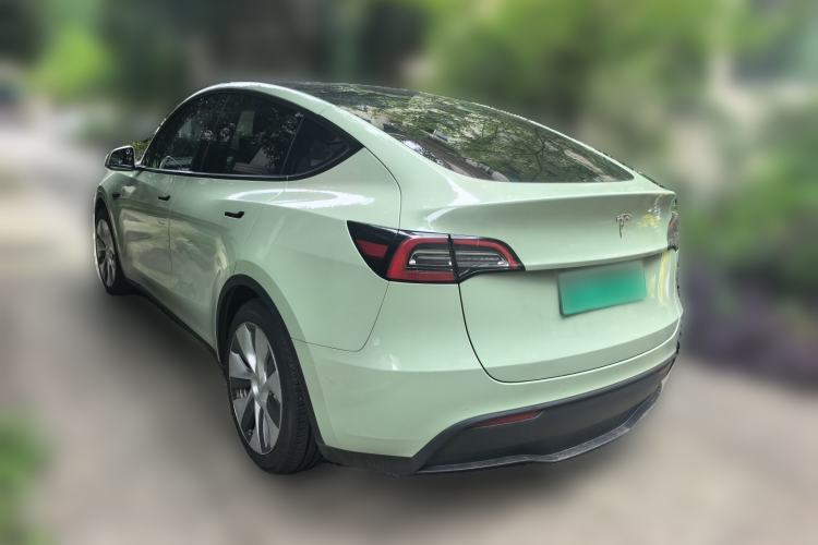 Used Tesla Model Y 2022 Rear-Wheel-Drive Version Rear Left 45 Deg