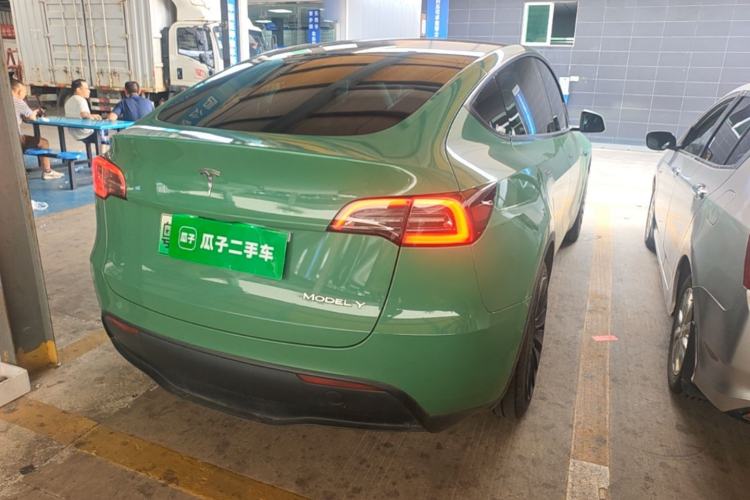 Used Tesla Model Y 2022 Revised Version Rear-Wheel Drive Rear Right 45 Deg