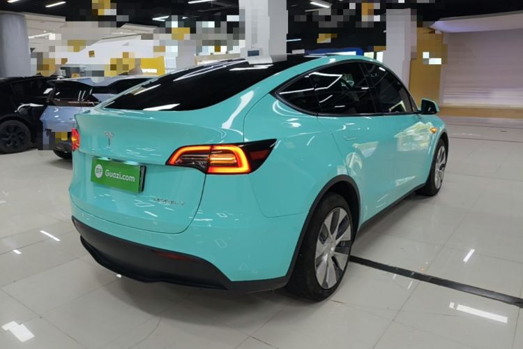 Used Tesla Model Y 2022 Long-Range All-Wheel-Drive Version Rear Right 45 Deg