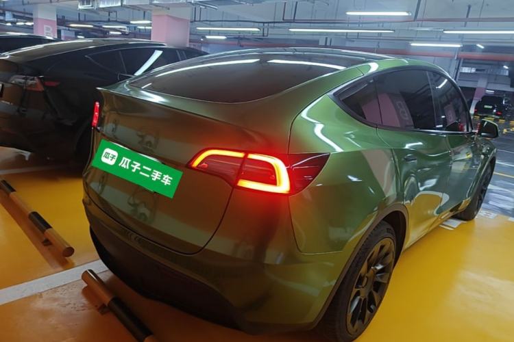 Used Tesla Model Y 2022 Revised Version Rear-Wheel Drive Rear Right 45 Deg