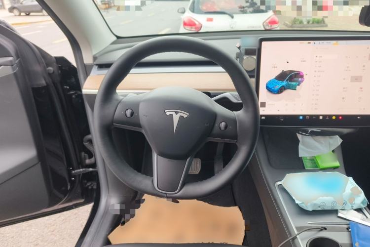Used Tesla Model Y 2022 Revised Version Rear-Wheel Drive Steering Wheel