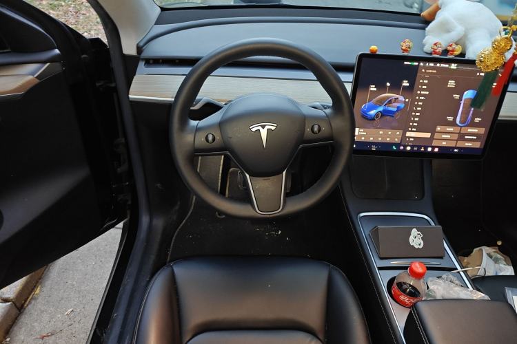 Used Tesla Model Y 2022 Rear-Wheel-Drive Version Steering Wheel