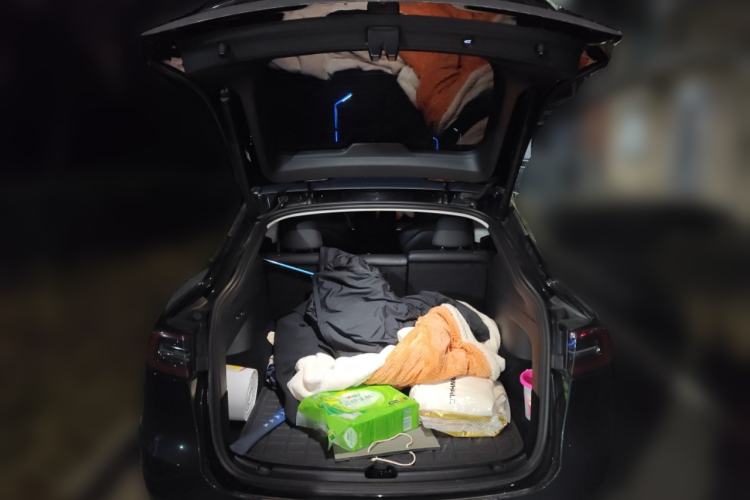 Used Tesla Model Y 2022 Rear-Wheel-Drive Version Trunk