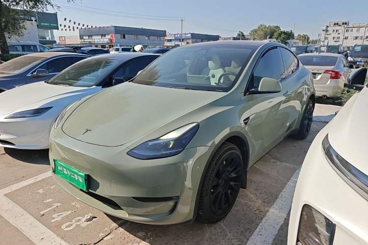 Used Tesla Model Y 2022 Revised Version Long-Range All-Wheel Drive Guazi used car, China used car export, Used car for sale, Used Tesla cars, Cheapest cars for sale, Electric vehicle, New energy car