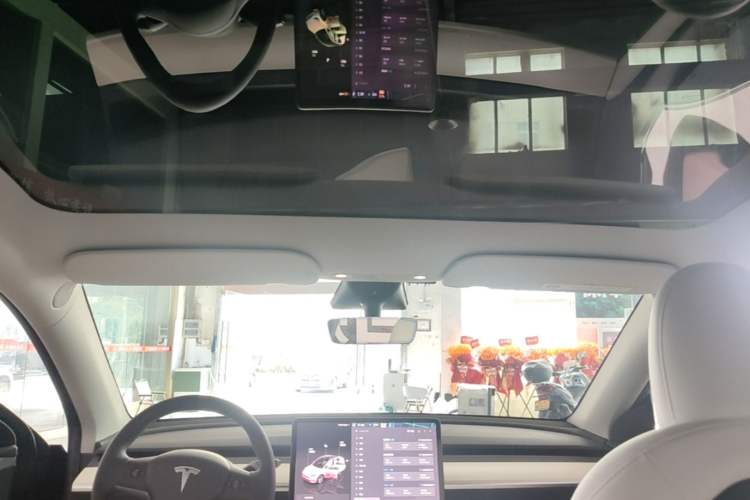 Used Tesla Model Y 2022 Revised Version Rear-Wheel Drive Headliner