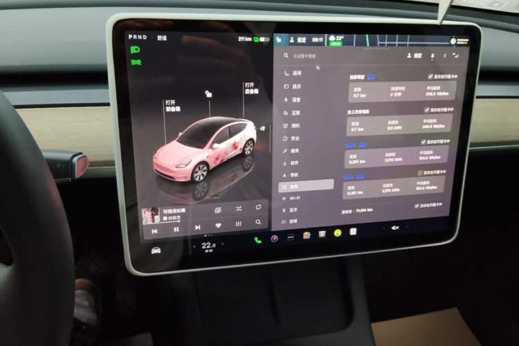 Used Tesla Model Y 2022 Revised Version Rear-Wheel Drive Instrument Cluster