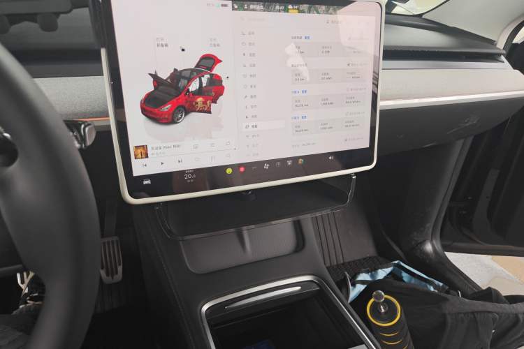 Used Tesla Model Y 2022 Revised Version Rear-Wheel Drive Audio And AC Panel