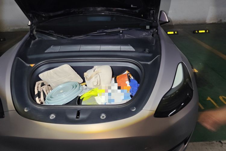 Used Tesla Model Y 2022 Rear-Wheel-Drive Version Engine Bay Left