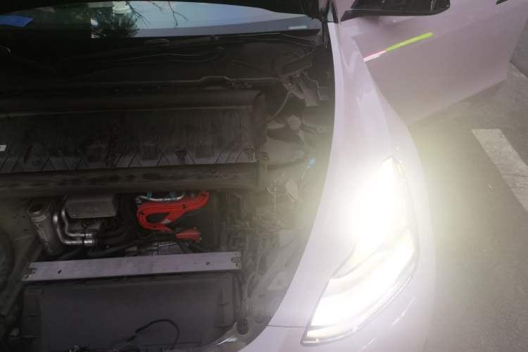 Used Tesla Model Y 2022 Long-Range All-Wheel-Drive Version Engine Bay Left