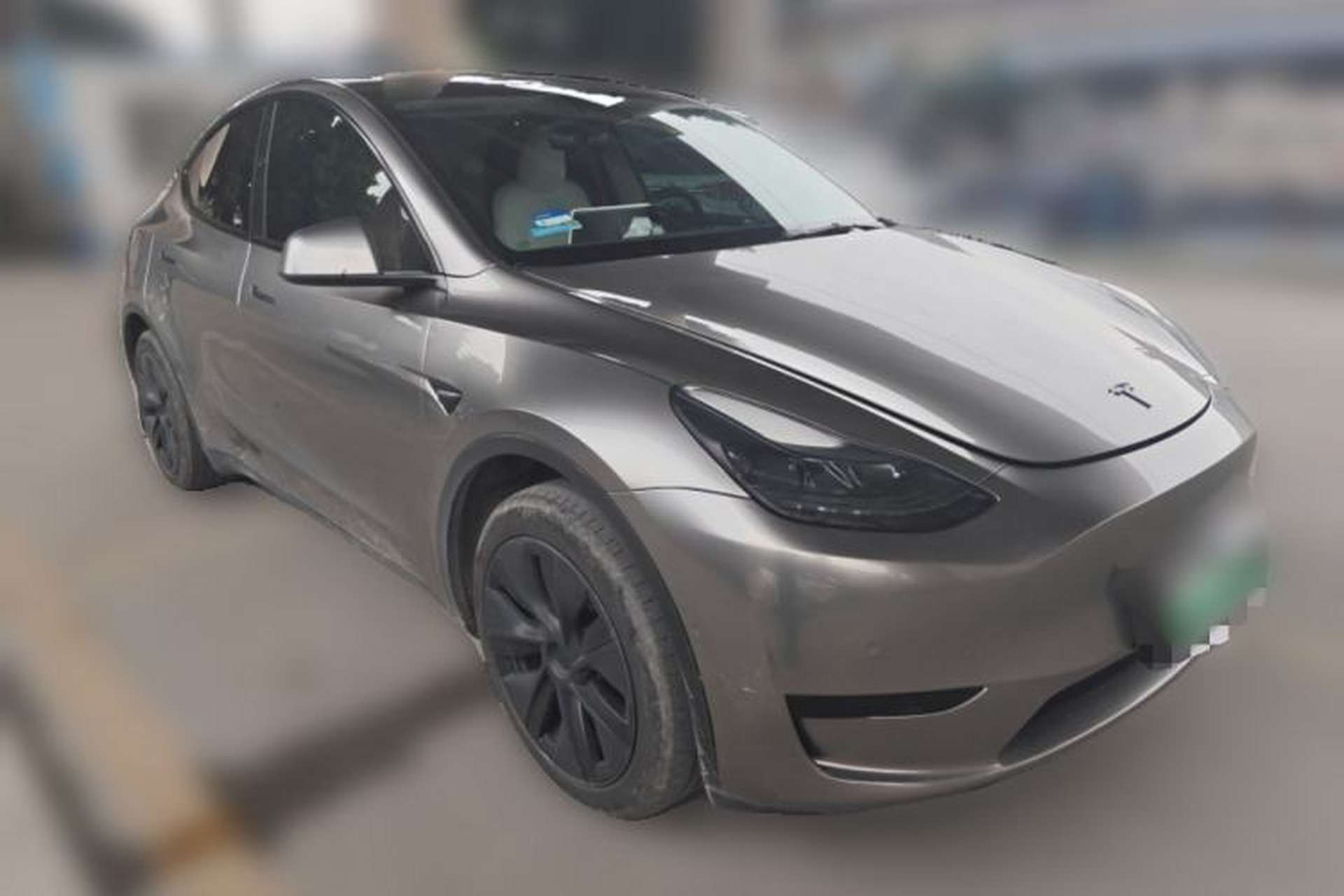 Used Tesla Model Y 2022 Revised Version Rear-Wheel Drive Front Right 45 Deg