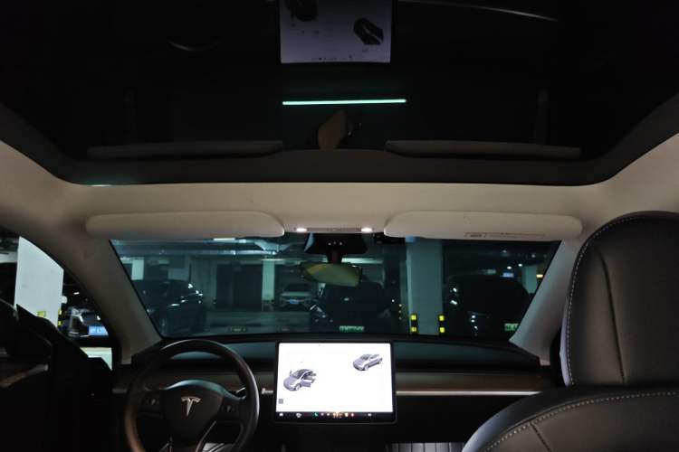 Used Tesla Model Y 2022 Rear-Wheel-Drive Version Headliner