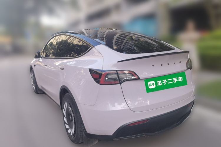 Used Tesla Model Y 2022 Long-Range All-Wheel-Drive Version Rear Left 45 Deg