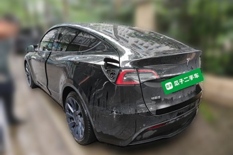 Used Tesla Model Y 2022 Rear-Wheel-Drive Version Rear Left 45 Deg