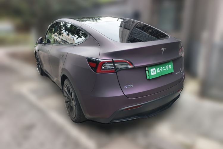 Used Tesla Model Y 2022 Revised Version Rear-Wheel Drive Rear Left 45 Deg
