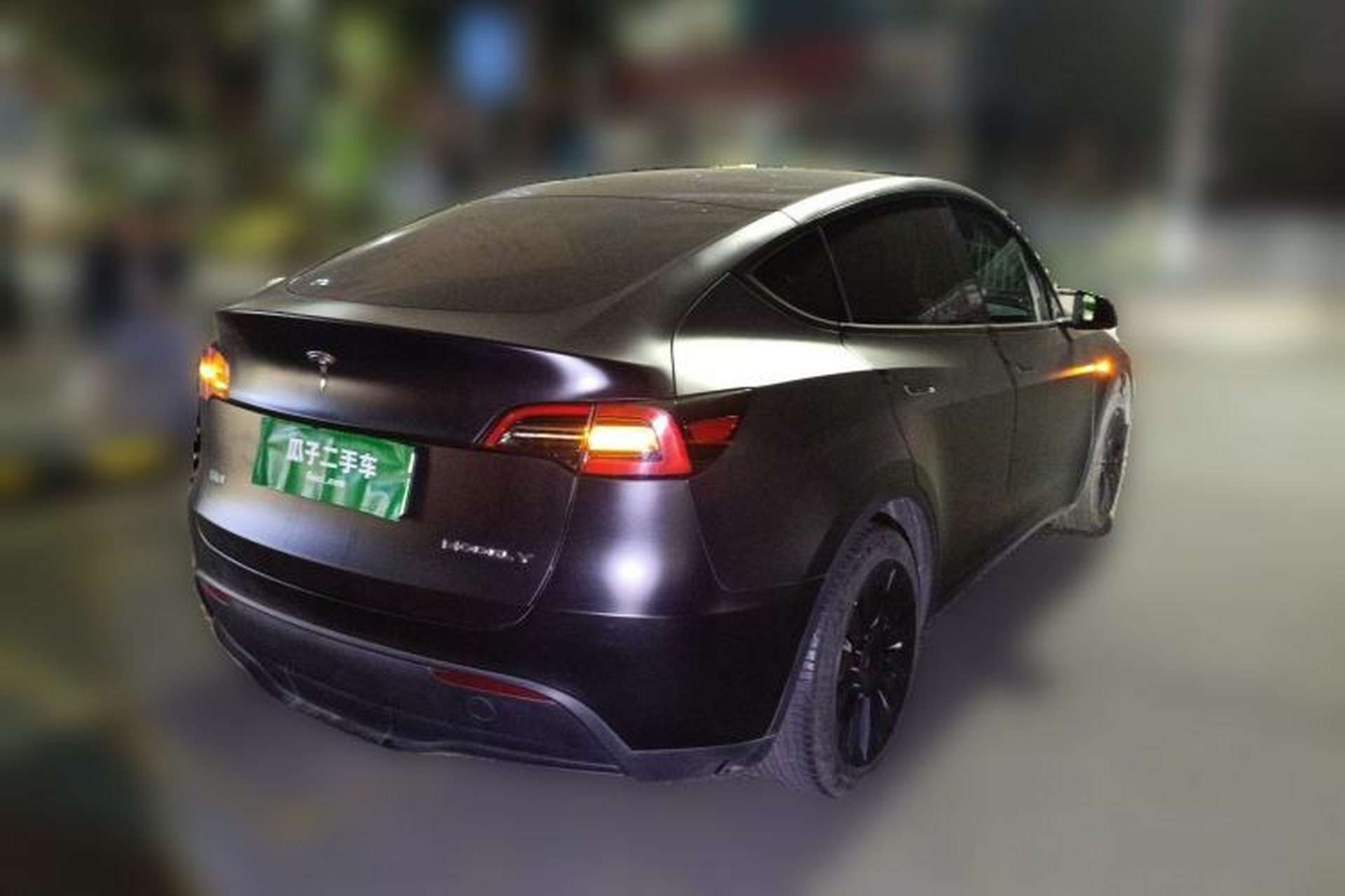 Used Tesla Model Y 2022 Revised Version Rear-Wheel Drive Rear Right 45 Deg
