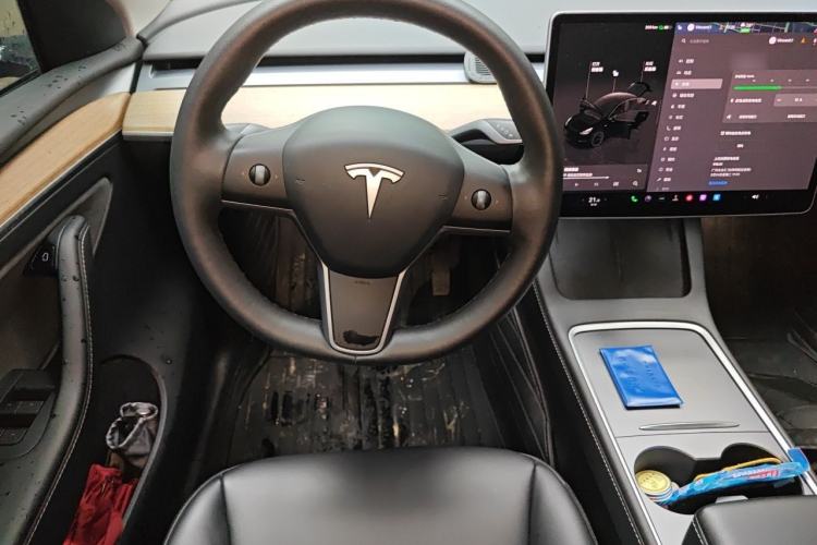 Used Tesla Model Y 2022 Rear-Wheel-Drive Version Steering Wheel