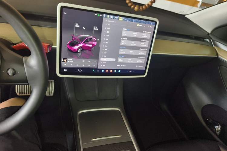 Used Tesla Model Y 2022 Revised Version Rear-Wheel Drive Audio And AC Panel