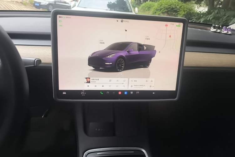 Used Tesla Model Y 2022 Rear-Wheel-Drive Version Audio And AC Panel