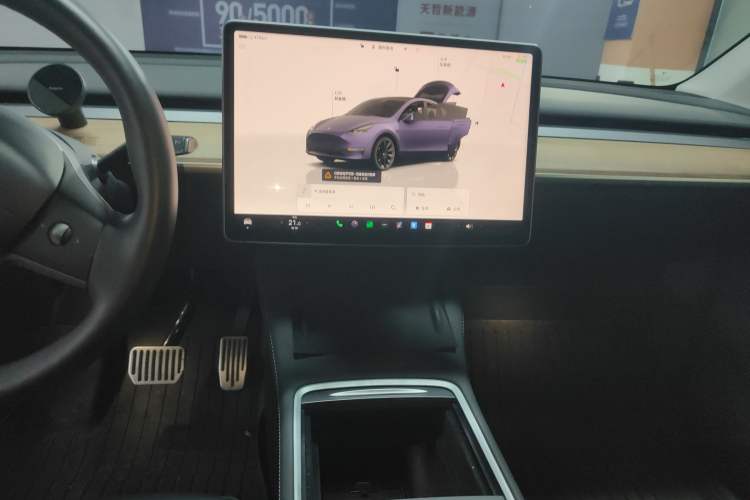 Used Tesla Model Y 2022 Long-Range All-Wheel-Drive Version Audio And AC Panel