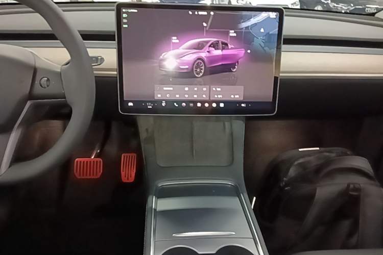 Used Tesla Model Y 2022 Revised Version Rear-Wheel Drive Audio And AC Panel