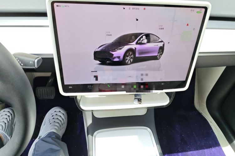Used Tesla Model Y 2022 Revised Version Rear-Wheel Drive Audio And AC Panel