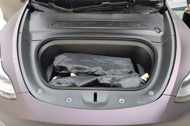 Used Tesla Model Y 2022 Revised Version Rear-Wheel Drive Engine Bay