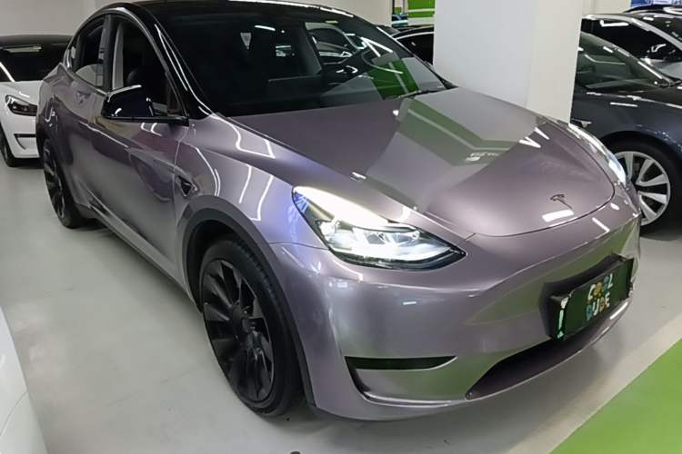Used Tesla Model Y 2022 Revised Version Rear-Wheel Drive Front Right 45 Deg