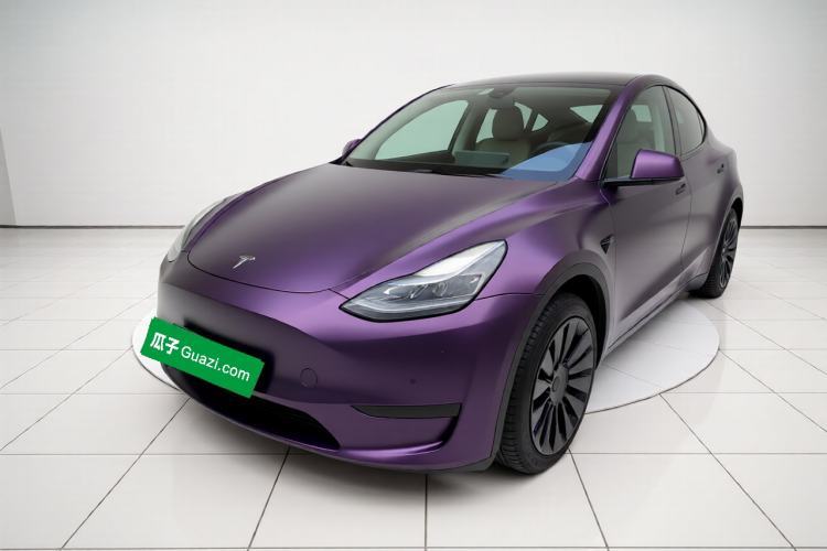 Used Tesla Model Y 2022 Revised Version Rear-Wheel Drive Guazi used car, China used car export, Used car for sale, Used Tesla cars, Cheapest cars for sale, Electric vehicle, New energy car